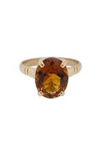 Load image into Gallery viewer, 9ct Yellow Gold Citrine Ring. GA-431
