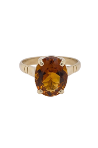 9ct Yellow Gold Citrine Ring. GA-431