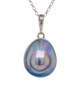 Load image into Gallery viewer, Sterling Silver Blister Pearl Pendant. GA-463
