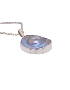 Sterling Silver Blister Pearl Pendant. GA-463