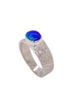 Load image into Gallery viewer, Sterling Silver Opal Ring. GA-464
