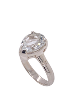 Load image into Gallery viewer, Sterling Silver White Topaz Ring. GA-444
