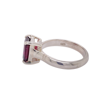 Load image into Gallery viewer, Sterling Silver Rhodolite Garnet Ring. GA-454
