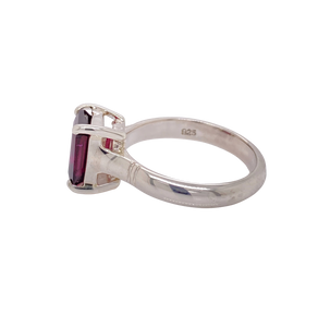 Sterling Silver Rhodolite Garnet Ring. GA-454