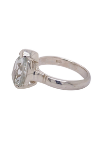 Sterling Silver White Topaz Ring. GA-444