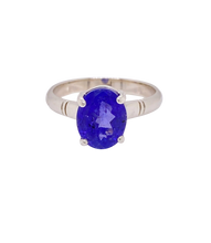 Load image into Gallery viewer, Sterling Silver Tanzanite Ring. GA-453
