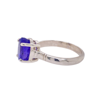 Load image into Gallery viewer, Sterling Silver Tanzanite Ring. GA-453
