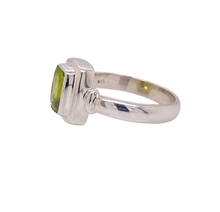 Load image into Gallery viewer, Sterling Silver Peridot Ring. GA-455
