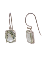 Load image into Gallery viewer, Sterling Silver Prasiolite Earrings. GA-448
