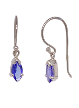 Load image into Gallery viewer, Sterling Silver Tanzanite Earrings. GA-451
