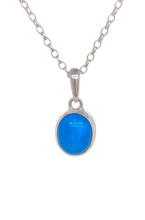 Load image into Gallery viewer, Sterling Silver Turquoise Pendant. GA-441
