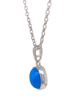Load image into Gallery viewer, Sterling Silver Turquoise Pendant. GA-441

