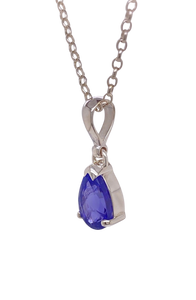Sterling Silver Tanzanite Pendant. GA-450