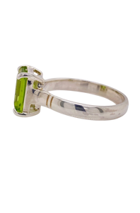 Sterling Silver Peridot RIng. GA-466