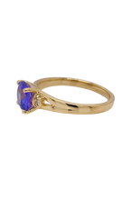 Load image into Gallery viewer, 9ct Yellow Gold Tanzanite and Diamond Ring. MM662
