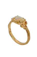 Load image into Gallery viewer, 9ct Yellow Gold Opal and Multi Gemstone Ring. MMS10174C
