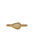 Load image into Gallery viewer, 9ct Yellow Gold Opal and Diamond Ring. MMS10175B
