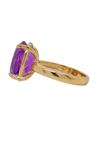 9ct Yellow Gold Amethyst Ring. MM739AM
