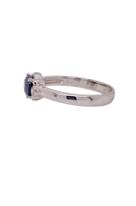 9ct White Gold Sapphire and Diamond Ring. MM606WS