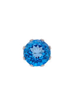 Load image into Gallery viewer, Sterling Silver Swiss Blue Topaz Ring. HIM72
