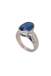 Sterling Silver London Blue Topaz Ring. HIM71