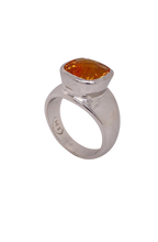 Load image into Gallery viewer, Sterling Silver Citrine Ring. HIM90
