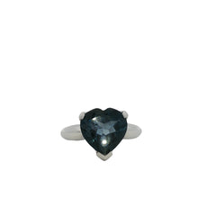 Load image into Gallery viewer, Sterling Silver London Blue Topaz Ring. HIM80
