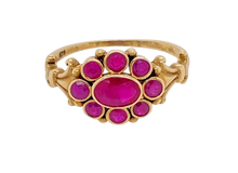 Load image into Gallery viewer, 9Ct Yellow Gold Ruby Ring. CH28
