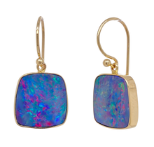 Load image into Gallery viewer, 9Ct Yellow Gold Opal Earrings. GA-334
