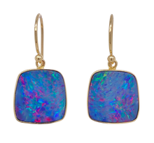 Load image into Gallery viewer, 9Ct Yellow Gold Opal Earrings. GA-334
