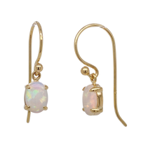 Load image into Gallery viewer, 9Ct Yellow Gold Opal Earrings. GA-338
