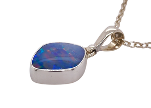 Sterling Silver Opal Pendant. GA-354