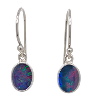 Load image into Gallery viewer, Sterling Silver Opal Earrings. GA-347
