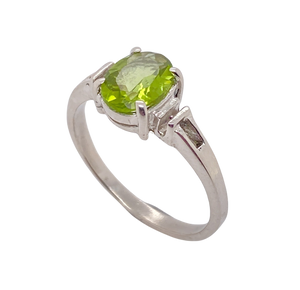 Sterling Silver and Gemstone Manhatten Ring J40