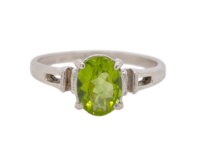 Sterling Silver and Gemstone Manhatten Ring J40