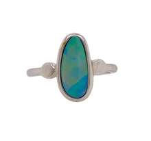 Load image into Gallery viewer, Sterling Silver Opal Ring. ANT16
