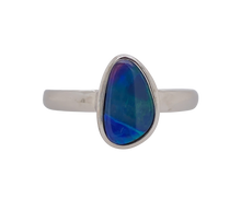 Load image into Gallery viewer, Sterling Silver Opal Ring. ANT15
