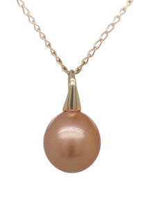 9ct Yellow Gold South Sea Pearl Pendant. EP8