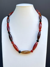 Load image into Gallery viewer, Sterling Silver Agate necklace. JA1
