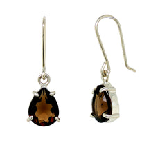 Load image into Gallery viewer, Sterling Silver Smokey Quartz Tina Earrings. J520SSQ
