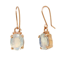 Load image into Gallery viewer, 9ct Rose Gold Moonstone Empress Earrings. J331GM
