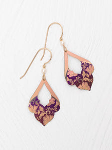 Holly Yashi Vintage Burgundy 'Marisol' Earrings. 23318