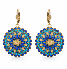 Load image into Gallery viewer, Au bout des Rêves Notre Dame Earrings. 18351D-01/05
