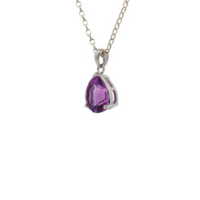 Load image into Gallery viewer, Sterling Silver Amethyst Pendant. YS29
