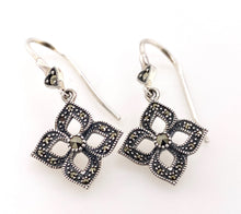 Load image into Gallery viewer, Sterling Silver Marcasite Earrings AM43-247
