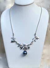 Load image into Gallery viewer, Sterling Silver Wattle Necklace - single drop J262
