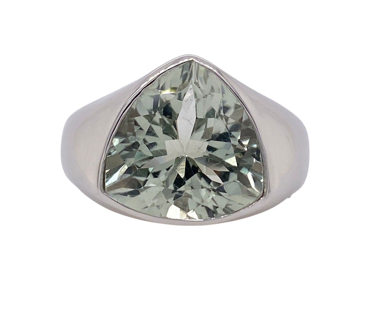 Prasiolite ring discount