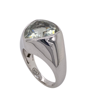 Load image into Gallery viewer, Sterling Silver Prasiolite Ring. HIM48
