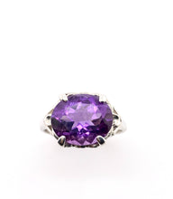 Load image into Gallery viewer, Sterling Silver and Gemstone Romance Ring J41

