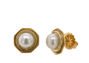 9ct Gold and Pearl Bronwyn Studs J337S